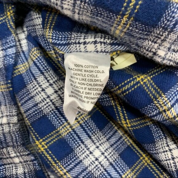 WALLIN & BROS Plaid Print Flannel Slim Fit Shirt - Picture 6 of 6